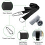 Fousenuk Sangle Hamac, Fixation Hamac Charge Max 400kg avec Sac de Rangement, 2 Mousquetons et Rembourrage de Protection pour Ar