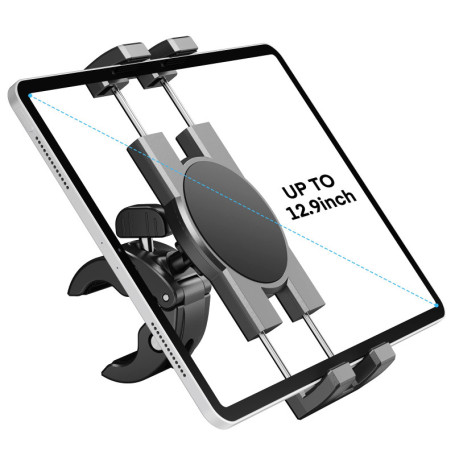 KDD Support Tablette pour Vélo Spin, Support iPad pour Vélo Stationnaire, Tapis Roulant, Support Microphone, Porte Tablette pour