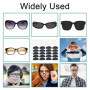 YPYMOD 20 Paires Coussinets Nasaux en Silicone Antidérapant pour Lunettes, Antidérapants Coussinets de Nez à Lunettes Auto-Adhés