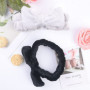 8 Pièces Bowknot Bandeaux, Élastique Coral Spa Bandeau Visage, Maquillage Tête Wraps Bandeau pour Femme Fille Yoga Visage Lavage