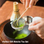 VMUTGA MA-01 Accessoire de Cérémonie du Matcha Japonais, Fouet Matcha en Bambou Naturel, Cuillère Traditionnelle, Cuillère à Thé