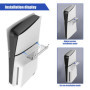 Support PS5 Slim Horizontal,Support Ps5 Slim,Socle PS5 Slim,Acrylique Transparent Support Horizontal PS5 Slim,Support Playstatio
