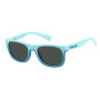 Polaroid Kids PLD 8041/s Sunglasses, 2X6/M9 Teal TURQUOI, S Unisex
