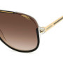 Carrera Lunettes de Soleil 1059/S 2m2 64/11/145 pour Homme Sunglasses, 2M2/HA Black Gold, 64 Unisex