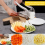 Coupe frites,Coupe Frite Professionnel,un coupe-légumes avec deux lames en acier inoxydable idéal pour couper des pommes de terr