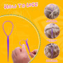 Lot de 2 000 petits élastiques à cheveux en caoutchouc avec 16 outils de coiffure, 32 couleurs, mini élastiques à cheveux pour f