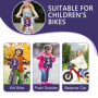 EHRBGK Sacoche de vélo pour enfant avec poche intérieure, sacoche de guidon pour enfant, panier de guidon, sacoche de guidon, sa