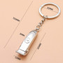 ARFUKA Porte-clés en métal avec pendentif tondeuse à cheveux pour homme, Argenté, Small