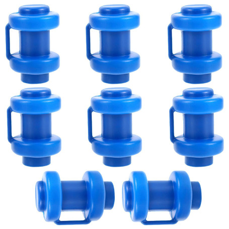 YEAMLTE Capuchons Poteau Trampoline, 8 Pièces Trampoline Embout, Capuchons Pôle Trampoline, Capuchon D'Trampoline, pour Embout P