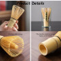 Fouet matcha en bambou naturel,fouets à matcha traditionnelle faite à la main,matcha kit ceremonie japonais, fouet bambou thé ma
