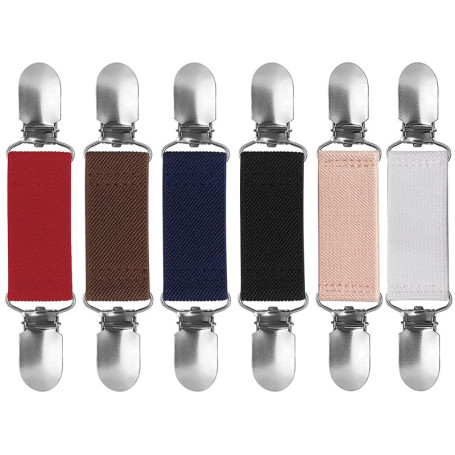 Hezhou 6 pièces Clip Chandail Pull Clip Cardigan Femme Chandail Clip Clip écharpe Cardigan Clip écharpe Cardigan Pince Cardigan 