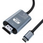 Adaptateur USB C vers HDMI,2M USB C HDMI Cable HDMI USB C Adaptateur USB HDMI Compatible Thunderbolt 4/3 a HDMI pour Surfac Pro 