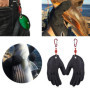TAIZER 4PCS Gants Pêche Gant Pêche Anti-Coupure Anti-Crevaison Gants Pêche Étanche avec Magnétisme Boucle Gant Chasse Main Gauch