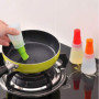 Bouteilled'huile Badigeonnage,Cuisine badigeonner en, badigeonner en Silicone de l'huile Pinceau à pâtisserie Brosse pour Barbec