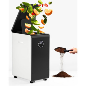 GEME Composteur Électrique de Cuisine 19L, Ajoutez des déchets à Tout Moment, Pas besoin de changer le Filtre, Cycliste Alimenta