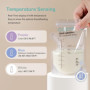 Sacs de Conservation du Lait Maternel de 100 PCS, Sac de Stockage de Lait Maternel de 250ml avec Bec Verseur, Sac de Lait avec C
