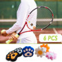 WLICCHS Lot de 6 amortisseurs de tennis en silicone pour raquette de tennis, raquette de badminton, raquette de squash, en forme
