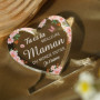 Cadeau Fete des Meres, Cadeau Anniversaire Maman, Acrylique Heart Type Décoration Cadeau pour Maman, Cadeau Noel Maman, Cadeaux 