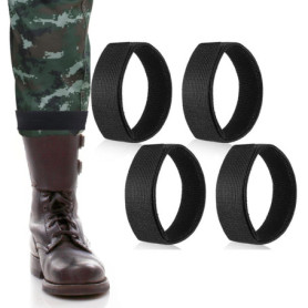 Lot de 4 pinces à pantalon de vélo, très élastiques, pour pantalon de vélo, bottes de vélo, bottes, chemisiers, ceinture de sécu