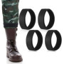 Lot de 4 pinces à pantalon de vélo, très élastiques, pour pantalon de vélo, bottes de vélo, bottes, chemisiers, ceinture de sécu