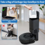 FERRGIA 10 Sacs d'aspirateur Sac rechange pour iRobot Roomba i7 i7+ i3 i3+ i4 i4+ i6 i6+ j7 j7+ i8 i8+S9 S9+ E5 E6 E7 Clean Base