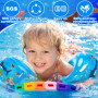 ZZXLOPEZ Brassard Enfant, Inflatable Swimming Armbands for Kids, Brassard Piscine Enfant avec 3 Airbags Indépendants, Brassard p