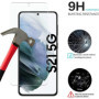 KELOLIN [2 pièces Verre Trempé Protection écran Pour Samsung Galaxy S21 5G 9H Dureté, Installation Simple,sans Bulles, Anti Rayu
