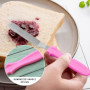 3 spatules en acier inoxydable pour glaçage et 3 grattoirs en plastique pour gâteaux, poignée antidérapante, ensemble d'ustensil