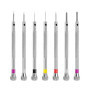 Tournevis de précision pour horloger 7 pièces, tournevis pour lunettes, kit de réparation de montres, mini tournevis, adapté pou