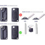 ANGOFIZ Coque Clé Pliable 2 Boutons CE0523 Lame VA2 Compatible avec Peugeot 207 307 307S 308 407 408 3 607 807 2BT 3008 5008 Par
