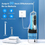 ETROBOT Jet Dentaire Hydropulseur, Hydropulseur Dentaire avec 4 Modes et 5 Buses, Hydropulseurs et Irrigateurs, USB Rechargeable