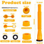 3 Pièces Remplacement Gas can Spout Kit, Version Améliorée Jerrican Essence Bec, le gaz peut se remplacer par la buse par des Ca