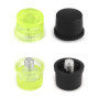 QWORK maillet caoutchouc, 25 mm Nylon Petit Marteau avec 2 têtes de rechange, avec poignée en caoutchouc antidérapante pour bijo