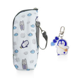 EHDWXVZM Sac Isotherme Portable, 1 Sac De Rangement pour Bouteilles, Housse De Protection pour Bouteille, 1 Pendentif Pingouin