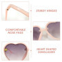 EHDWXVZM 1 Paire De Lunettes De Soleil Pour Enfants, 1 Paire De Manches De Glace, Lunettes De Soleil En Forme De Cœur, Lunettes 