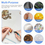 Mini Stylo Perceuse Électrique, Mini Perceuse Électrique à 3 Vitesses, Mini Perceuse Électrique Manuelle, Avec 10 Petits Forets,