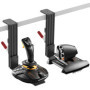 Hikig Lot De 2 Supports De Bureau Pour Contrôleurs SIM Flight Compatibles Avec Thrustmaster Hotas Warthog, T16000M, MFD, Logitec