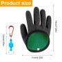 Vueinrg Gants de Pêche Imperméables Anti-Coupure - Gants de Chasse Avec Magnétique Boucle Anti-Morsure Pour Manipuler en Sécurit