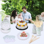Komicea Vaisselle Jetable Anniversaire Vert, 161 PCS Assiette Jetable Anniversaire, Party Vaisselle Kit Assiette Gobelet et Serv