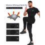 MEETYOO Tee Shirt Compression Homme,Maillot de Fitness Fonctionnel à Manches Courtes Maillot de Sport Homme Respirant Maillot de