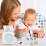 GuKKK Imprimante Photo Portable, Mini Imprimante Photo Instantané sans Fil, Imprimante Thermique sans Fil BT Imprimante Mobile a