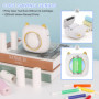 GuKKK Imprimante Photo Portable, Mini Imprimante Photo Instantané sans Fil, Imprimante Thermique sans Fil BT Imprimante Mobile a
