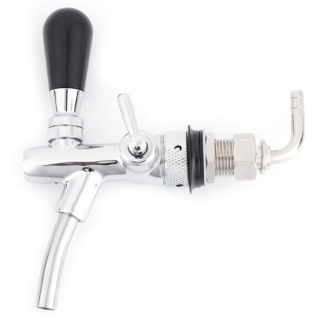 DeWin Tireuse Réglable Robinet Bière, Chromé G5/8 Keg Bière Brassage Robinet pour Restaurants de Bar à Domicile