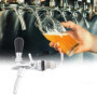 DeWin Tireuse Réglable Robinet Bière, Chromé G5/8 Keg Bière Brassage Robinet pour Restaurants de Bar à Domicile