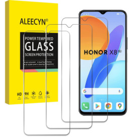 [3 Pièces] Verre Trempé Protecteur D’écran Compatible avec Honor X8 5G / Honor X6, sans Bulles, Vitre HD Ultra, Ultra Solide, An