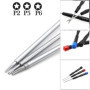 Uacen Lot de 3 tournevis pentalobe 5 points 0,8 1,2 1,5 ou P2 P5 P6 ou TS1 TS4 TS5 pour Apple iPhone Macbook Pro Air