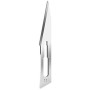 ABMRO 100 Pièces Stérile #11 Lames Chirurgicales Médicales Lame De Rasoir Pour Dentaire, Dermaplaning, Dissection, Podiatrie, To