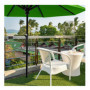 JLTXKST Clip Parasol Balcon,Support Parasol Balcon,Porte-Parasol Balustrade,Clip de Parasol en Métal,Support Parasol Balustrade,