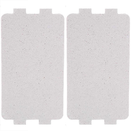 2 pcs plaque mica,plaque micro ondes,plaque mica micro ondes,Remplacement de Feuille, de Guide d'ondes Hyperfréquences Réparatio