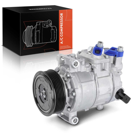 Frankberg Compresseur Climatisation avec attelage Compatible avec A4 8EC B7 8K2 B8 8KH B8 8ED B7 8K5 B8 8H7 8HE Exeo 3R2 3R5 A6 